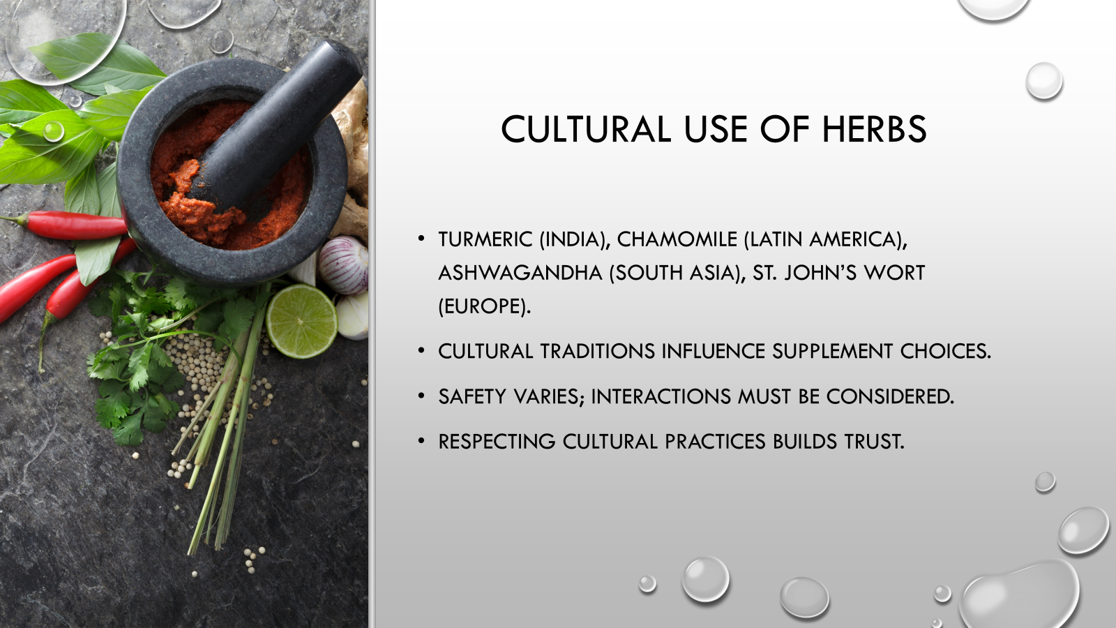 Slide image for Cultural Use of Herbs for Mental Wellness